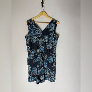 Toad & Co Sun-kissed Liv Romper Big Sky Tie‎ Dye Medium